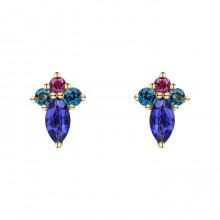 Barcelona Cluster Stud Earrings 